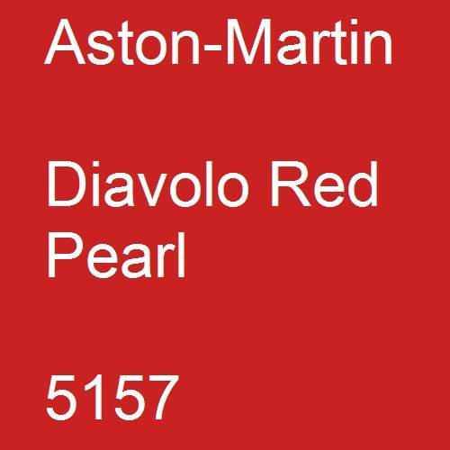 Aston-Martin, Diavolo Red Pearl, 5157.